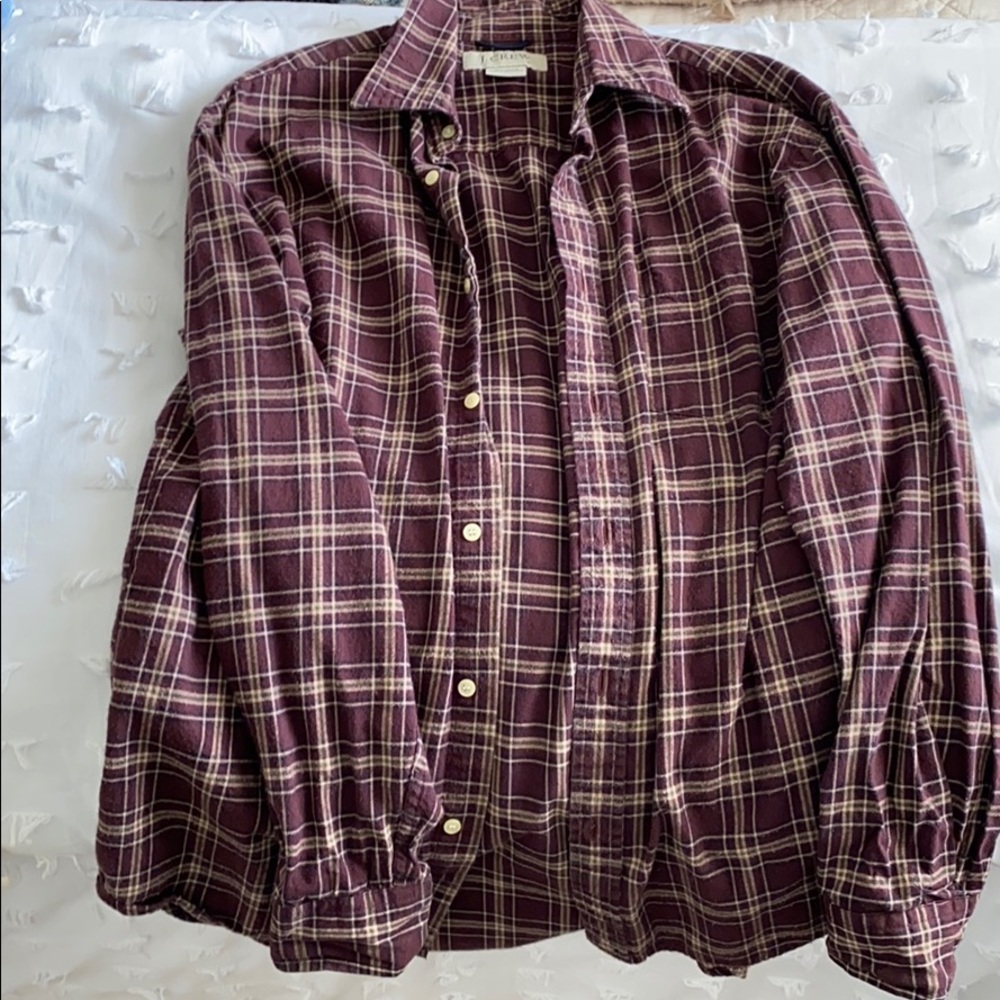 J. Crew plaid flannel